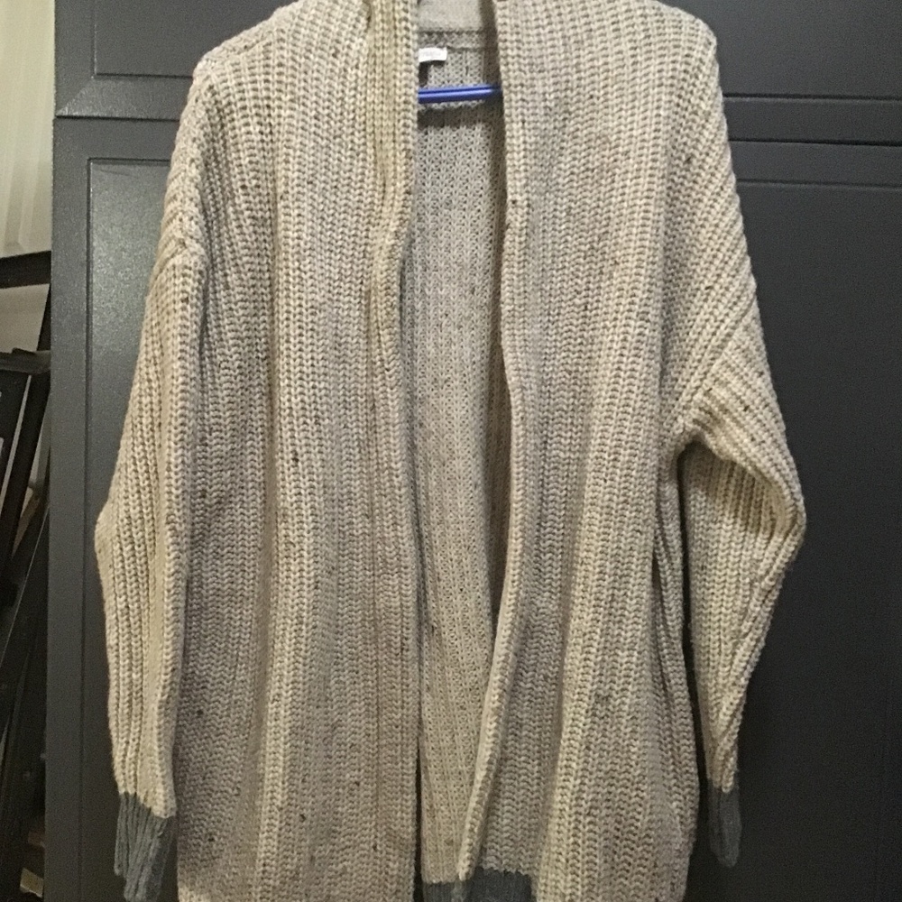 NWOT Gap open front Wool blend cardigan